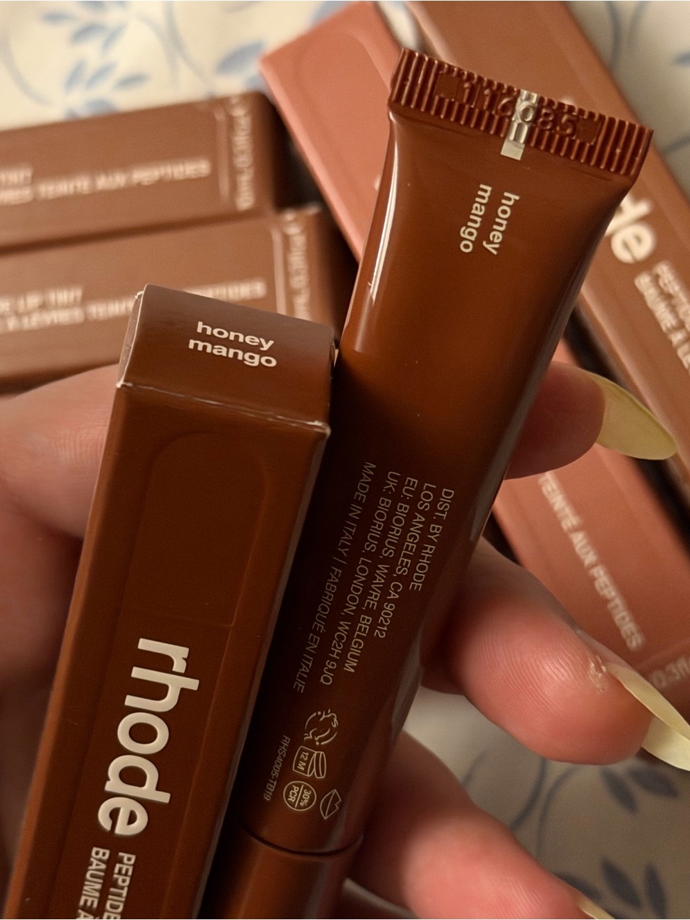NEW LE RHODE Peptide Lip Tint Honey Mango - Picture 2 of 8